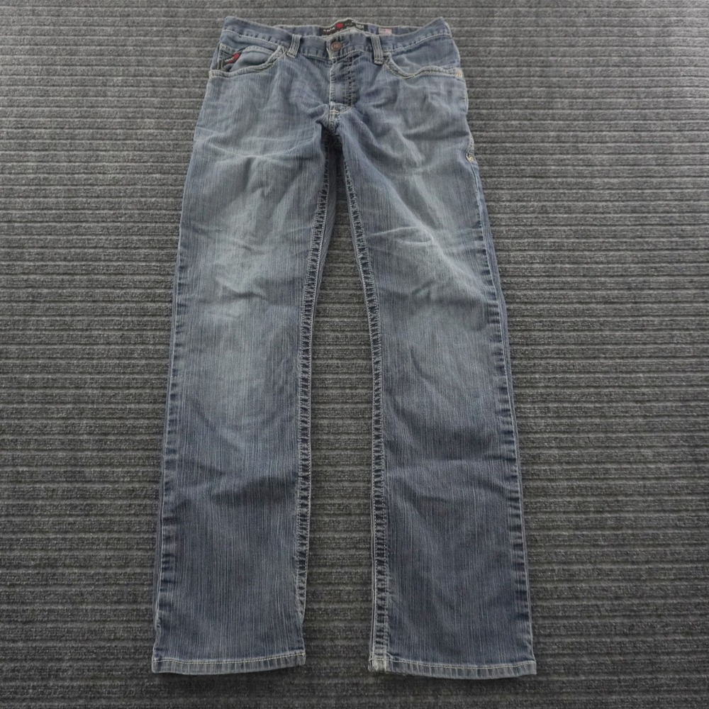 Ariat FR M4 Relaxed Boot Cut Jeans Mens 35x36 Blue Flame Resistant Workwear